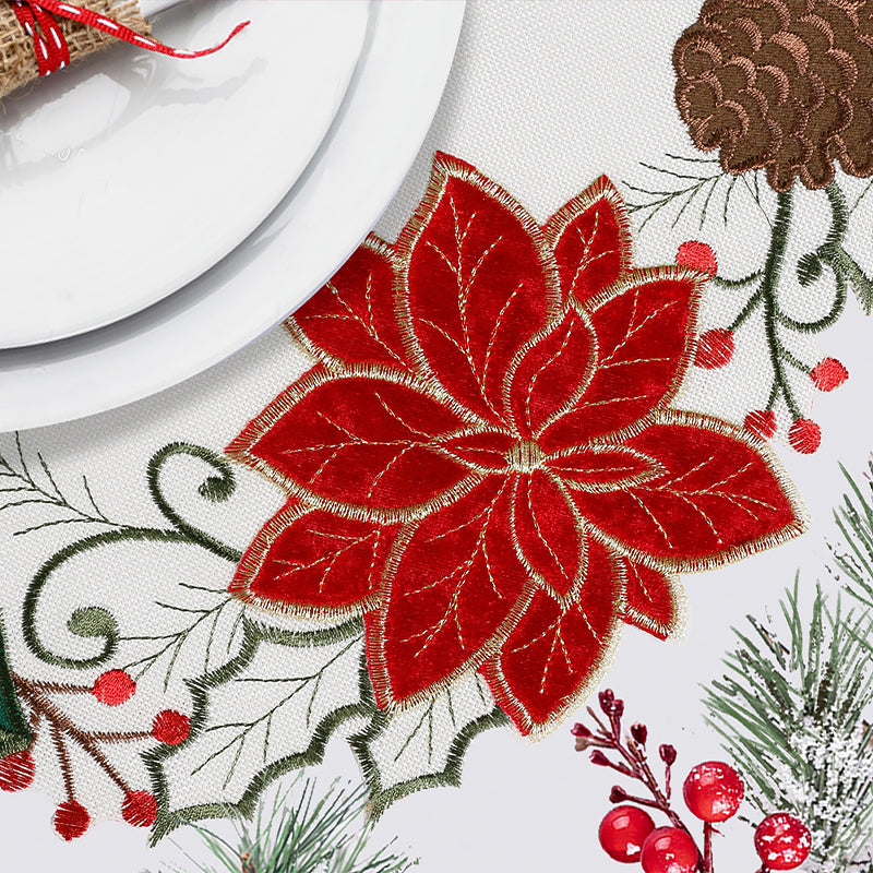 Christmas Felt Round Placemat