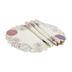 Egg & Butterfly Hollow Round Placemat