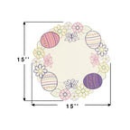 Egg & Butterfly Hollow Round Placemat