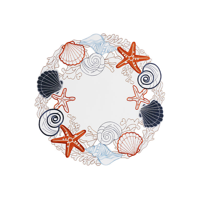 Round Ocean Element Placemat