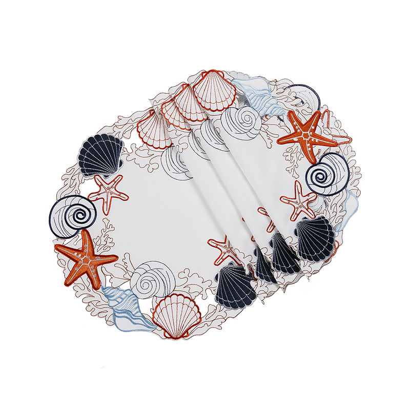 Round Ocean Element Placemat