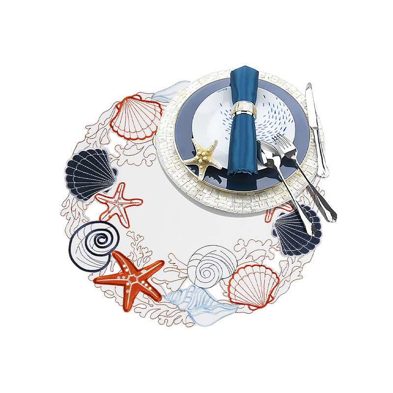 Round Ocean Element Placemat