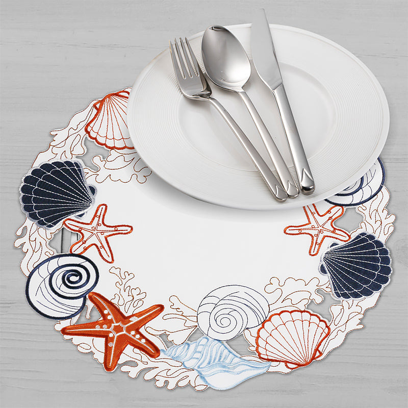 Round Ocean Element Placemat