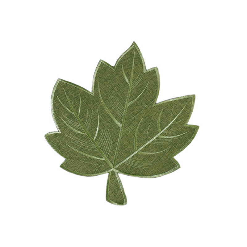 Green Maple Leaf Placemat