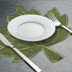 Green Maple Leaf Placemat