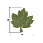 Green Maple Leaf Placemat