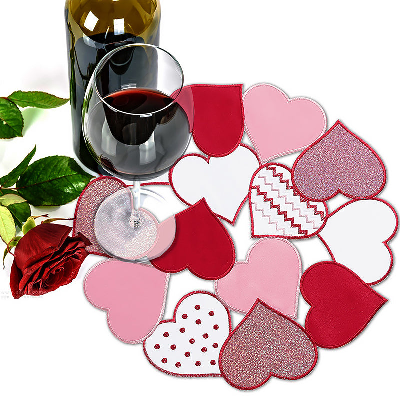 Heart Hollow-out Placemat