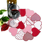 Heart Hollow-out Placemat
