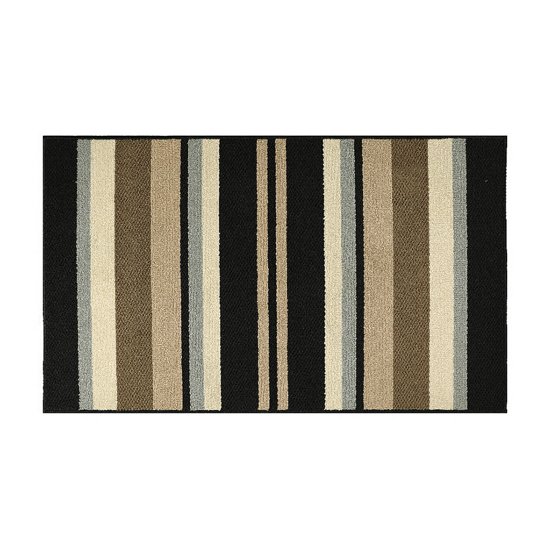 Multi-Color Striped Carpet
