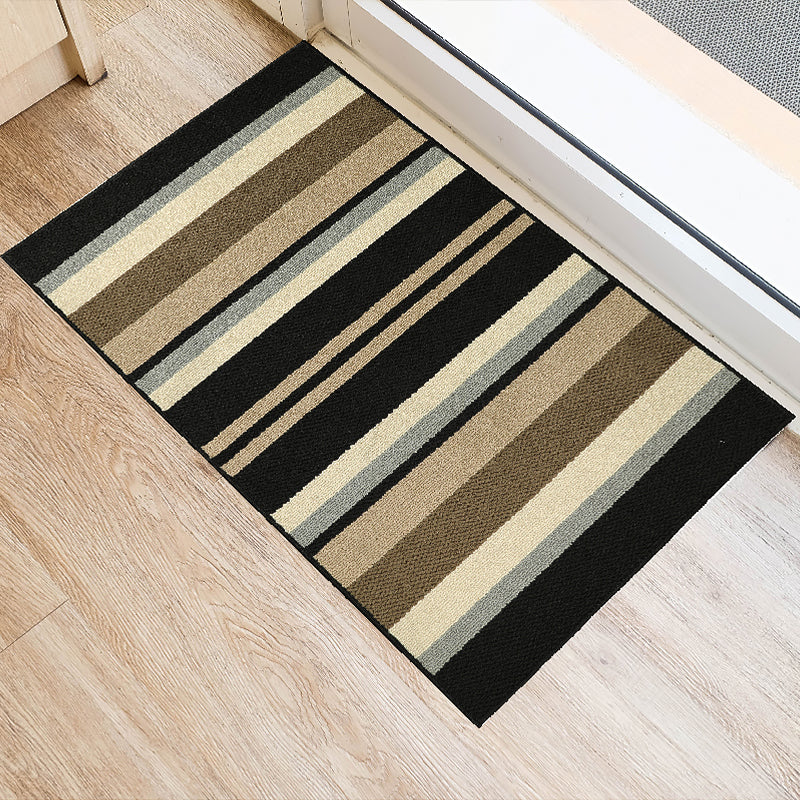 Multi-Color Striped Carpet
