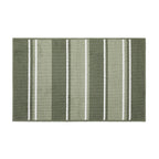 Green Striped Rug
