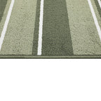 Green Striped Rug