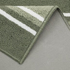 Green Striped Rug
