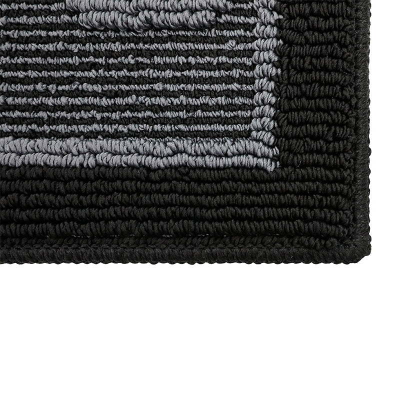 Black Wine Bottle Pattern Rug