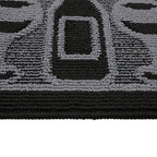 Black Wine Bottle Pattern Rug