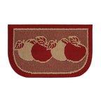Semi-Circle Apple Pattern Rug