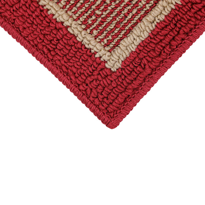 Semi-Circle Apple Pattern Rug