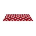 Red Irregular Pattern Rug