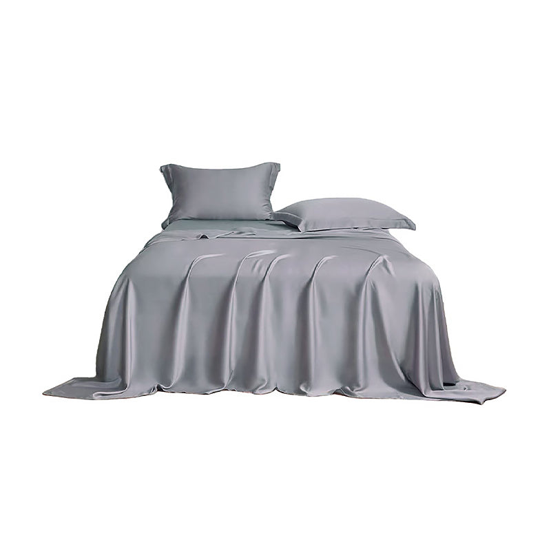 Solid Color Bamboo Fiber Bedding Set