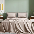 Solid Color Bamboo Fiber Bedding Set