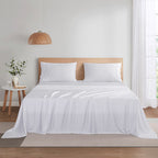 Solid Color Bamboo Fiber Bedding Set