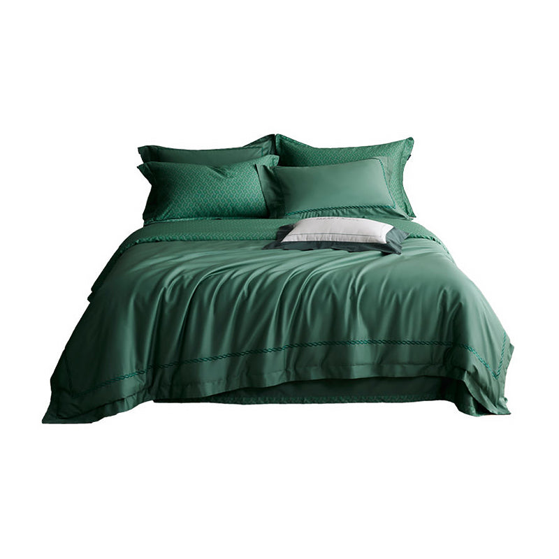 Embroidered 100% Cotton Bedding Set (4-Piece)