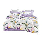100% Cotton Plant Print Bedding Set – 4 Pieces
