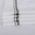 Solid Color Embroidered 4-Piece Bedding Set