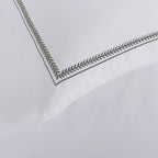 Solid Color Embroidered 4-Piece Bedding Set