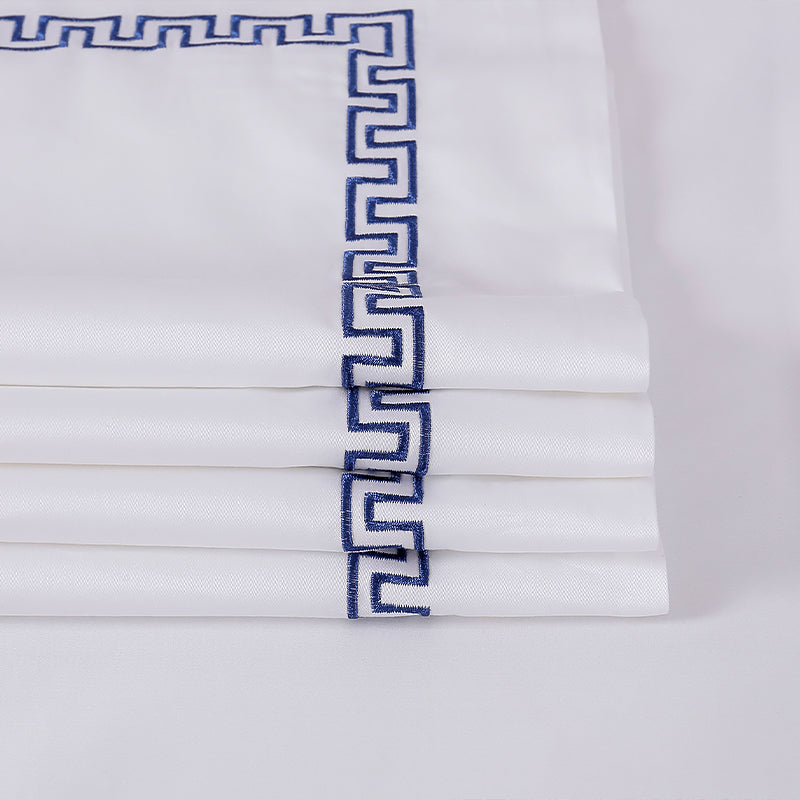 Cotton White Bedding Set (4 Pieces)