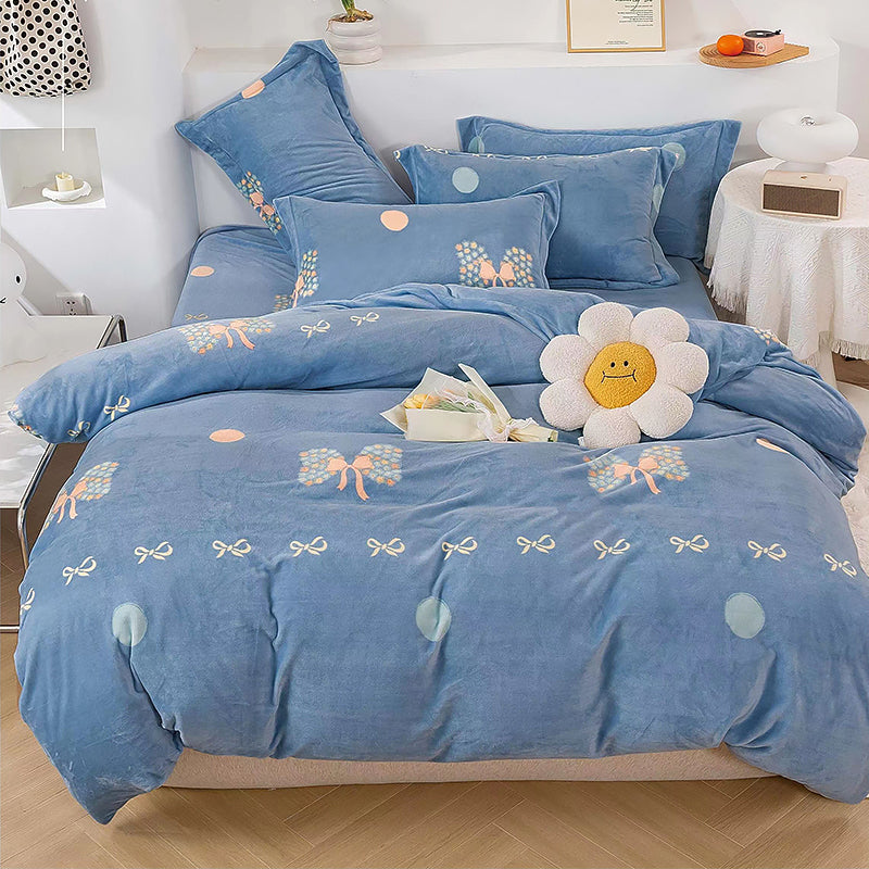 Soft and Cozy Flannel 4-Piece Bedding Set