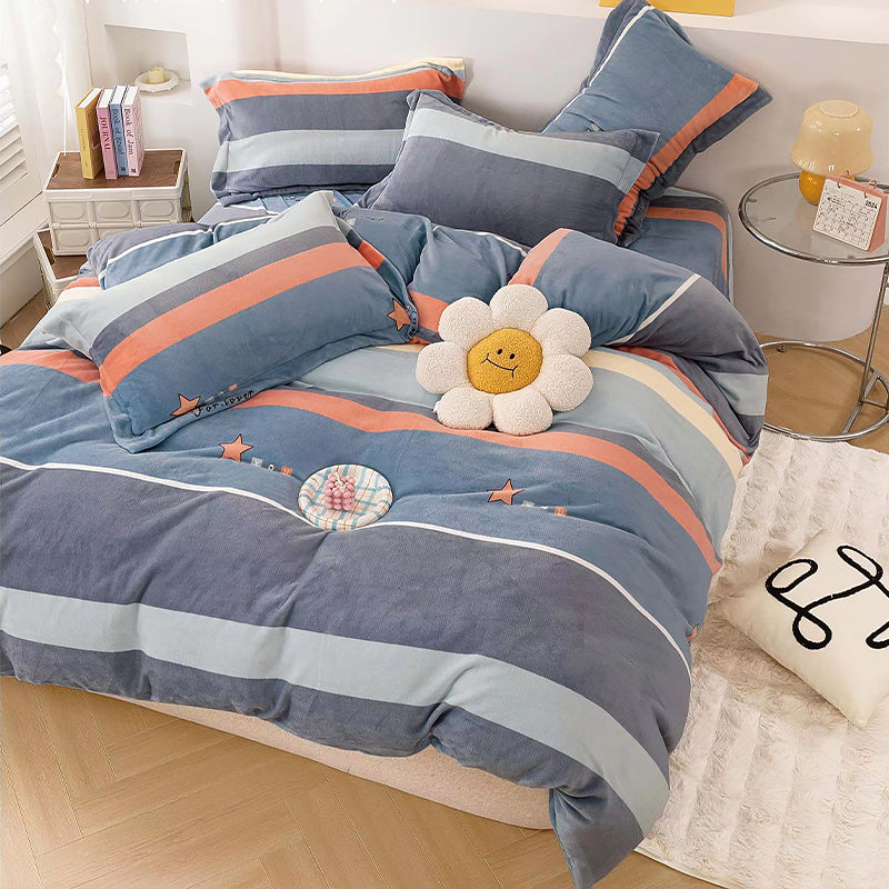Soft and Cozy Flannel 4-Piece Bedding Set