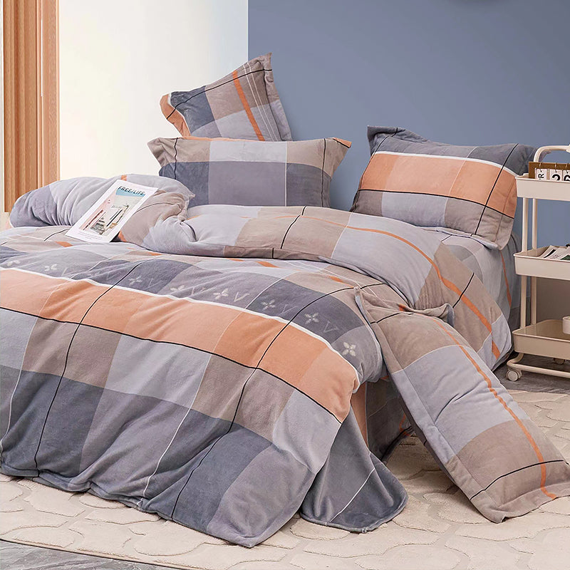 Soft and Cozy Flannel 4-Piece Bedding Set