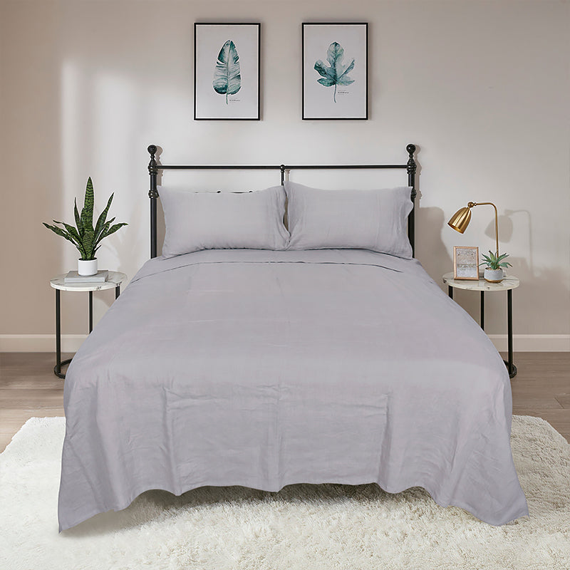 Linen Bedding Set (4 Pieces)