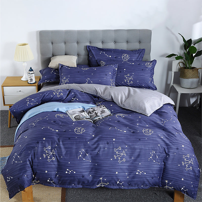 Soft Floral 4-Piece Bedding Set