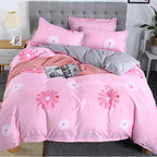 Soft Floral 4-Piece Bedding Set
