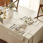French-Style Linen Rectangular Tablecloth