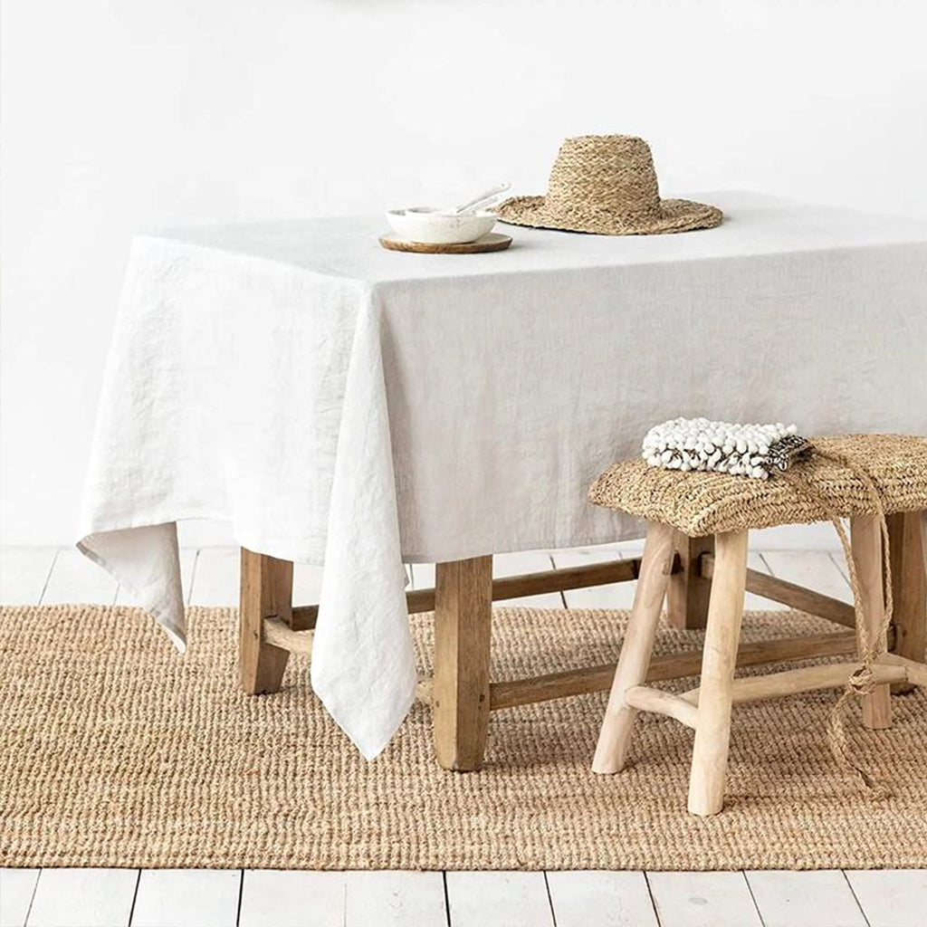French-Style Linen Rectangular Tablecloth