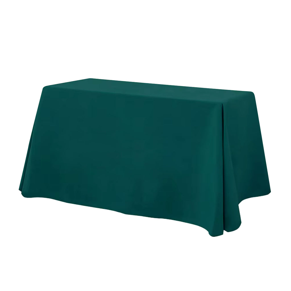 Dark Green Polyester Tablecloth