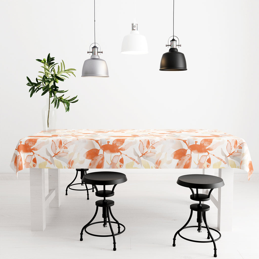 Modern Floral Tablecloth