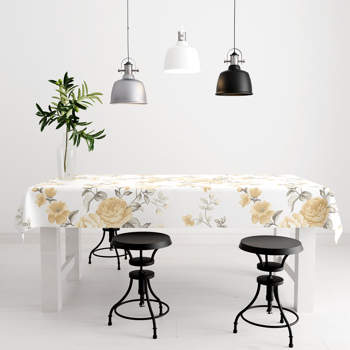 Waterproof Floral Tablecloth