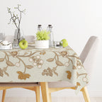 Modern Floral Tablecloth
