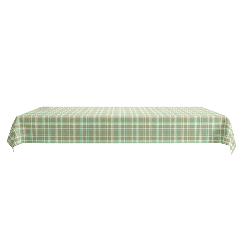 Green Plaid Tablecloth