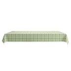 Green Plaid Tablecloth