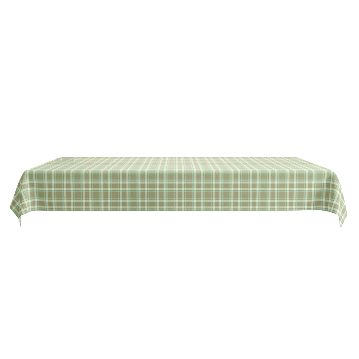 Green Plaid Tablecloth