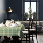 Green Plaid Tablecloth