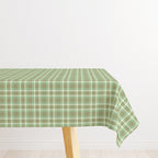 Green Plaid Tablecloth