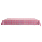 Pink Plaid Tablecloth