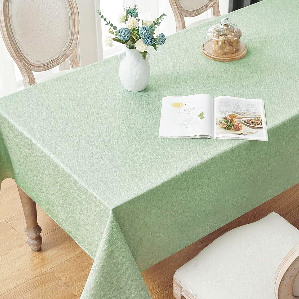 Linen-Texture Tablecloth