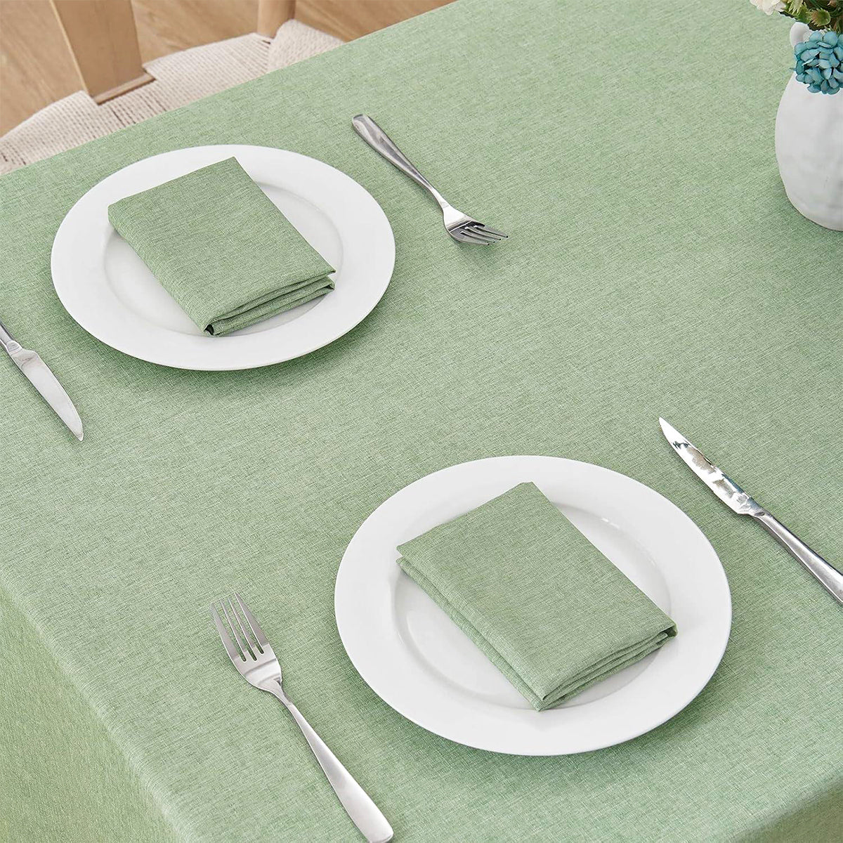 Linen-Texture Tablecloth